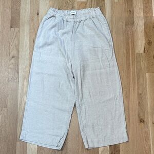 Abercrombie & Fitch Cropped Linen Pants